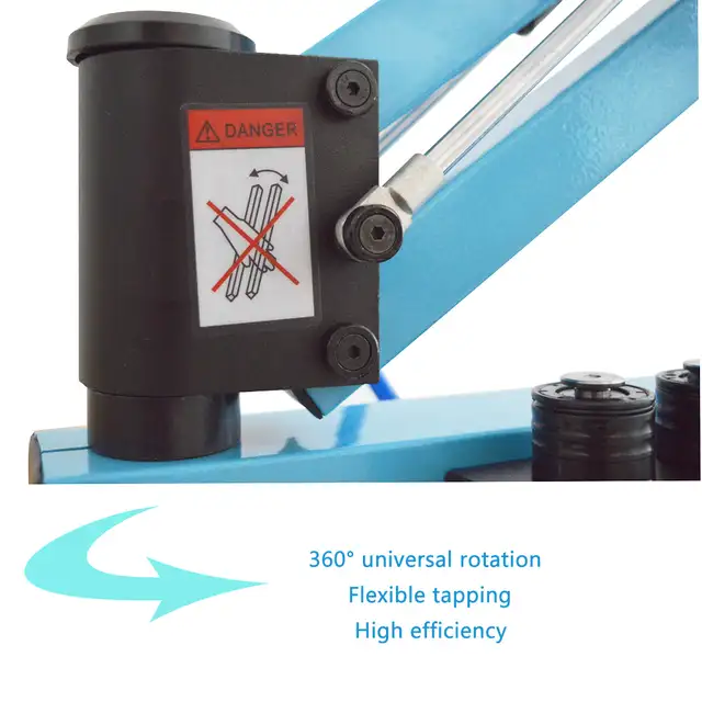 M3-M16 Vertical Pneumatic Touch Tapping Machine Blue Color056217 - Photo 7