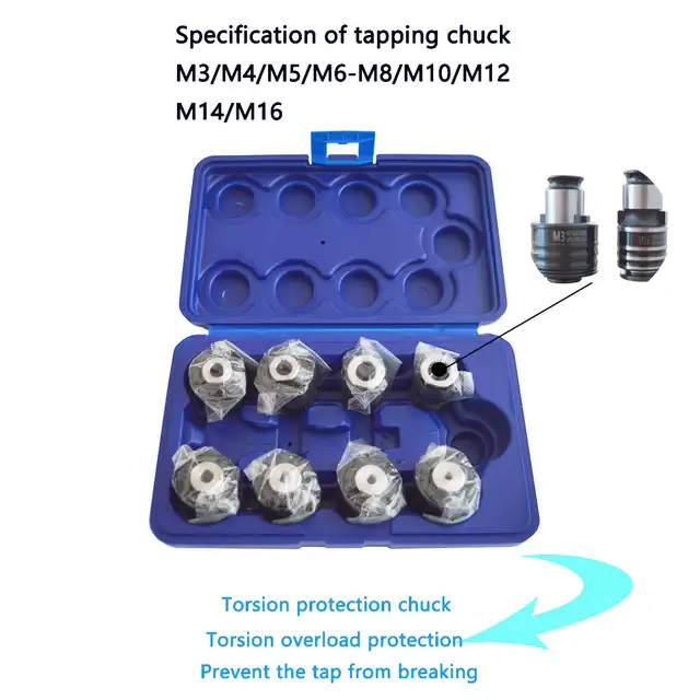 M3-M16 Vertical Pneumatic Touch Tapping Machine Blue Color056217 - Photo 8