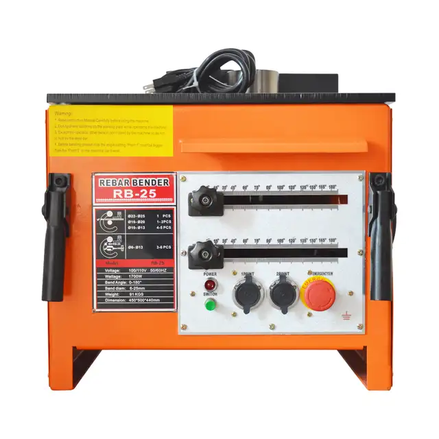 1''/25mm Electric Rebar Bending Bender 110V 056605 - Photo 5
