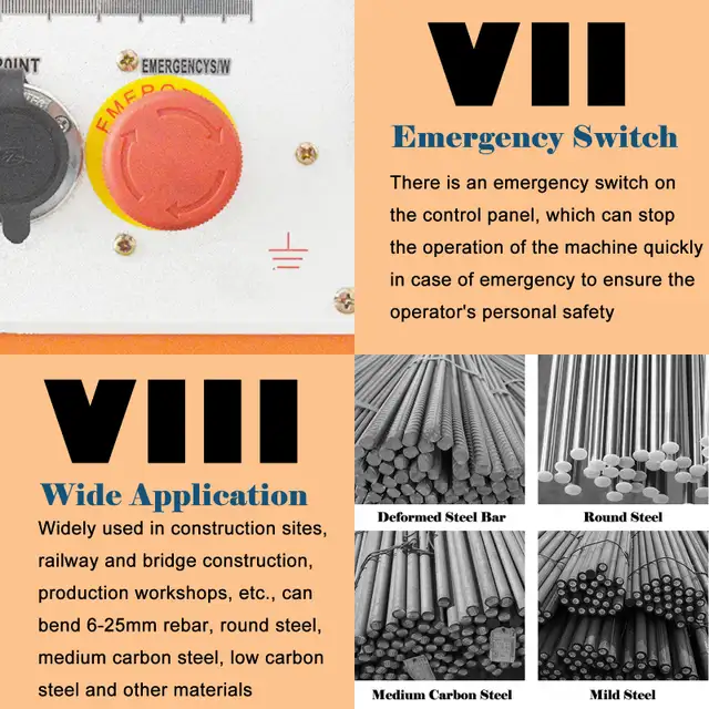 1''/25mm Electric Rebar Bending Bender 110V 056605 - Photo 9