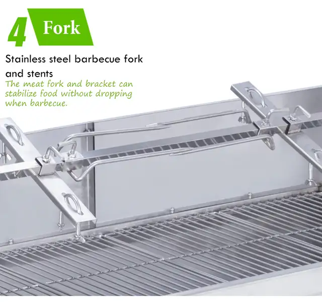 46' Stainless Steel Electric Grill Roaster BBQ Roaster 251118 - Photo 7