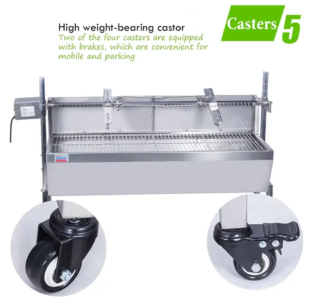 46' Stainless Steel Electric Grill Roaster BBQ Roaster 251118 - Photo 8