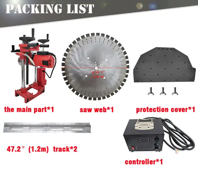 16' Cut Depth Electric Concrete Wall Cutter 023492 - Photo 8