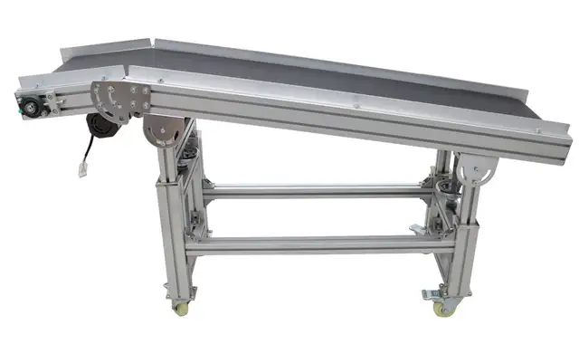 110V 59' PVC Belt Conveyor Electric Plane Ramp Transport 230554 - Photo 3