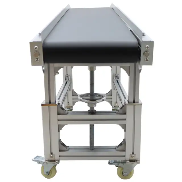 110V 59' PVC Belt Conveyor Electric Plane Ramp Transport 230554 - Photo 4