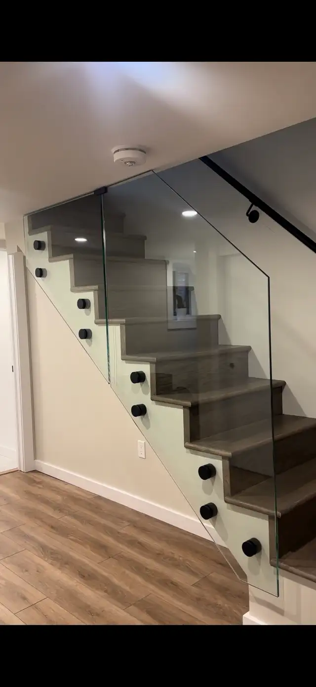STAIR RAILING GLASS PARTITION OFFICE GLASS ENCLOSURE OFFICE DOOR - Photo 8