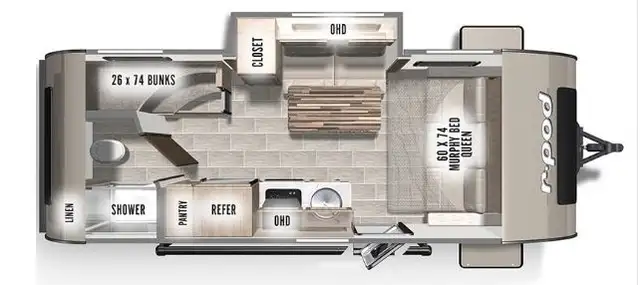 2022 FOREST RIVER RPOD 193 Travel Trailer - Photo 27