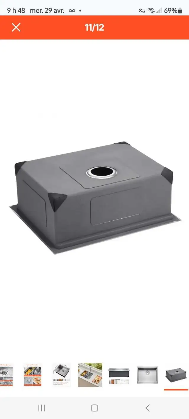 Evier encastrable 23 Pouces - Photo 3