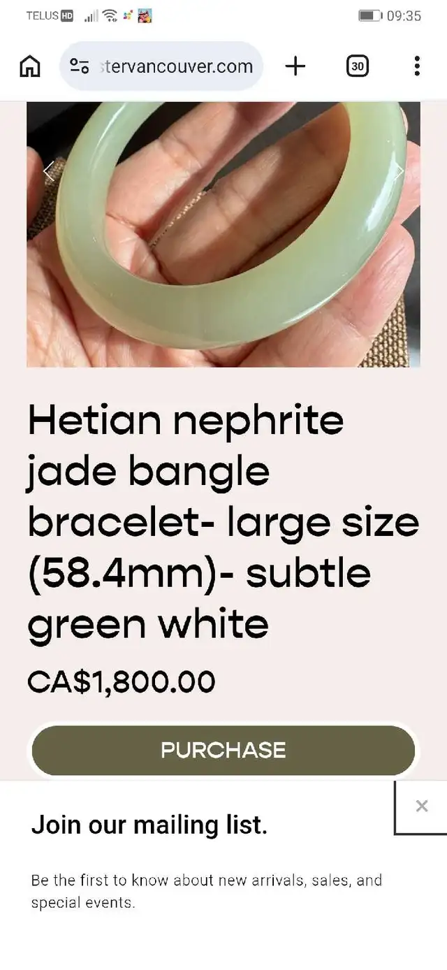 bracelet jade - Photo 3