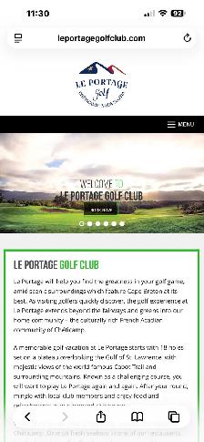 looking for 3 Le portage ( cheticamp) shoulder s son golf passes