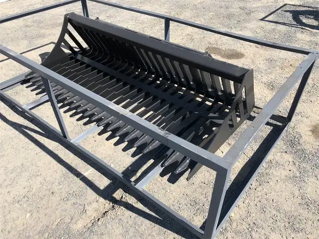 78" Rock Bucket – Skid Steer Attachment