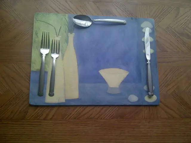 SET NEUF EN LIÈGE NAPPERONS 12'x16' 6 SOUS-VERRES 4'x4': $20.00 - Photo 3