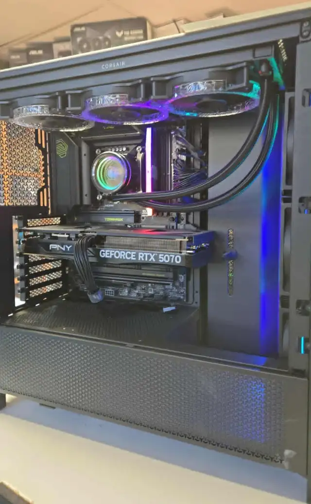 PC GAMING NEUF Ultra 7 265K RTX 5070 12GB DDR5 16GB 1TB SSD NVMe - Photo 3