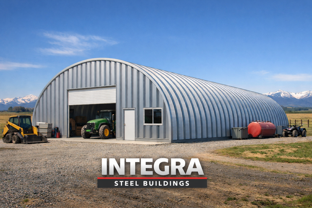 Quonset Steel Building Kit – New DIY – Ships Factory Direct