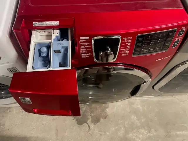 Laveuse seule frontale rouge Kenmore (remis à neuf) - Photo 2