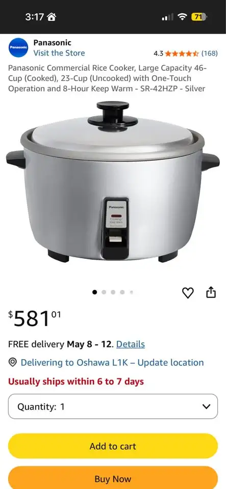 ✨ Panasonic SR-42HZP Commercial Automatic Rice Cooker - Photo 2