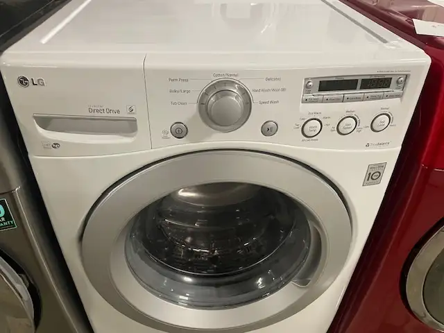 Laveuse seule frontale blanche LG (remis à neuf)