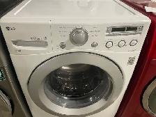 Laveuse seule frontale blanche LG (remis à neuf)