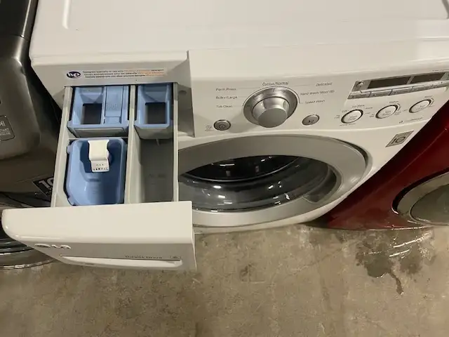 Laveuse seule frontale blanche LG (remis à neuf) - Photo 2