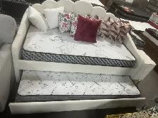 Floor Model Day bed with white soft fabric for only $399 - Photo 2
