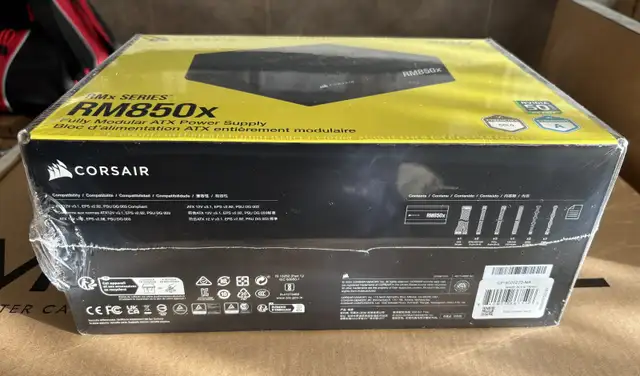 Corsair 850W Power Supply ATX 3.1 & PCIe 5.1 Brand New Sealed - Photo 5