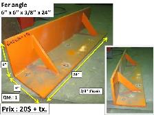 fer angle 5/16'' et 3/8'' d'épais dimensions et prix sur photos - Photo 9