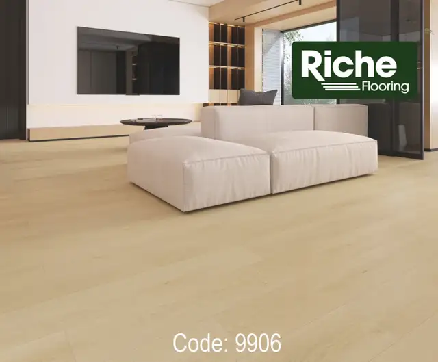 Sale $1.39/sqft Riche 12mm Laminate Flooring | Morning Linen