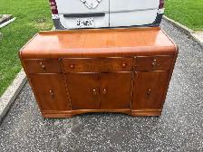 Free delivery antique Vintage Wooden Sideboard - Photo 2