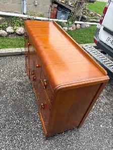 Free delivery antique Vintage Wooden Sideboard - Photo 7