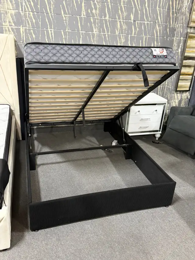 Queen Hydraulic Storage bed for $379. - Photo 2