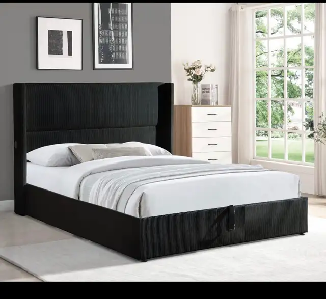 Queen Hydraulic Storage bed for $379. - Photo 5