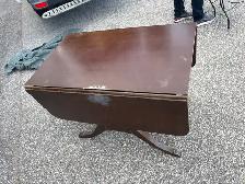 Free delivery used Drop leaf dining table - Photo 5