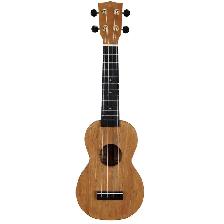 Mahalo MS1 Slimline Series Soprano Ukulele Transparent Brown