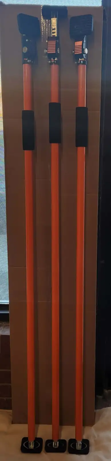 Orange Tension Poles