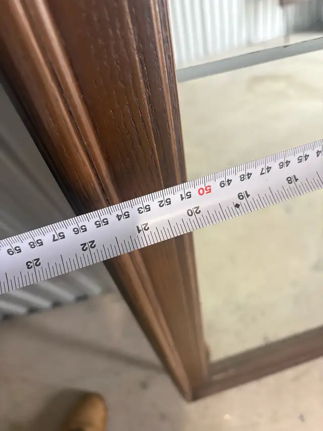 Free delivery used Vintage Ornate Wooden Wall Mirror - Photo 9