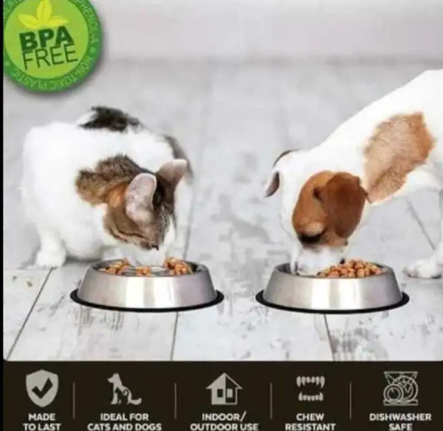 GAMELLE EN ACIER INOXYDABLE À ALIMENTATION OU EAU LENTE.$20. - Photo 4