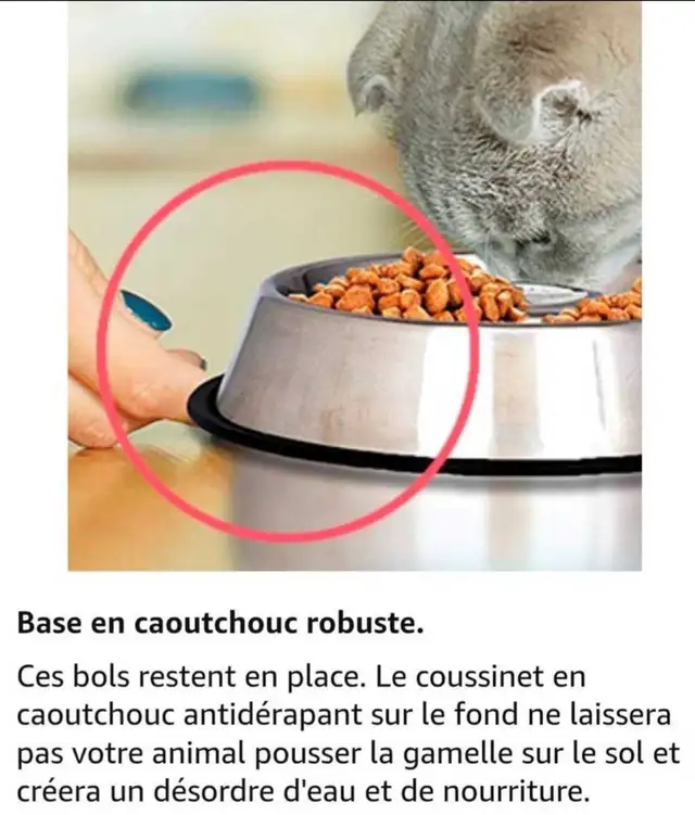 GAMELLE EN ACIER INOXYDABLE À ALIMENTATION OU EAU LENTE.$20. - Photo 7