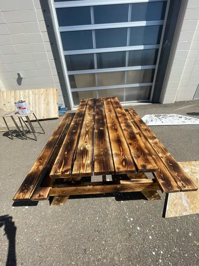 Purned and waterproofed Picnic table - Photo 4