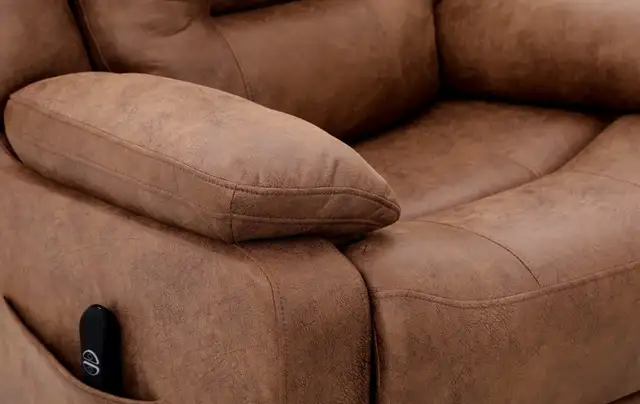 New Pike Brown Power Reclining Lift Chair - Photo 7