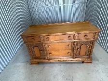 Free delivery antique Vintage Oak Sideboard Dresser