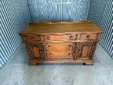 Free delivery antique Vintage Oak Sideboard Dresser - Photo 2
