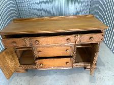 Free delivery antique Vintage Oak Sideboard Dresser - Photo 7