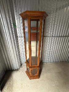 Free delivery used curio Glass Display Cabinet