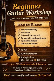 Beginner Guitar Lessons!