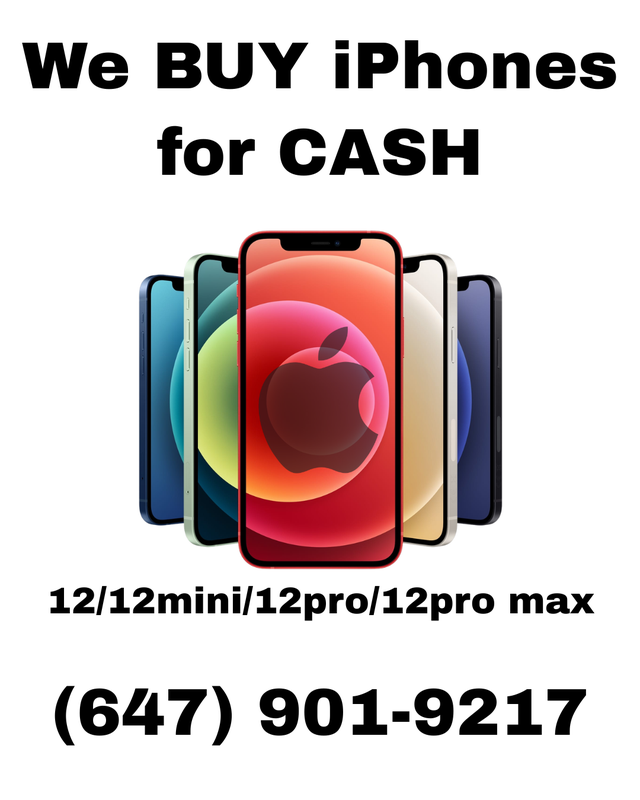 WE BUY! iPhone 12/12mini/12pro/12promax CASH PAID!