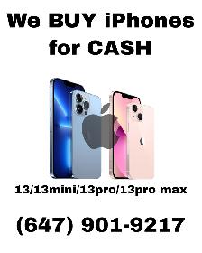 WE BUY! iPhone 13/13mini/13pro/13promax CASH PAID!