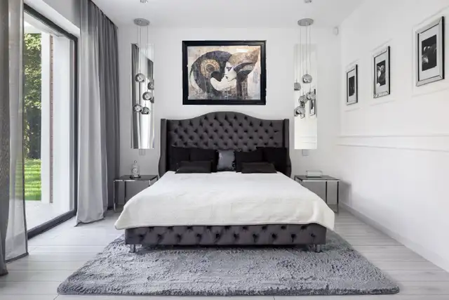 Yin & Yang Abstract Framed Art | Œuvre d'art abstraite 42' x 33' - Photo 2