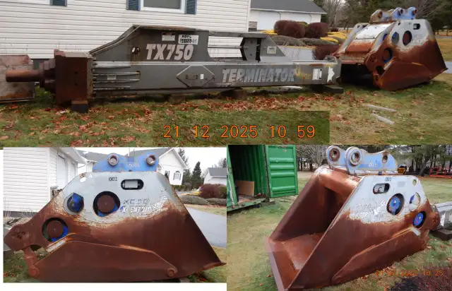 CONCRETE - ROCK ON SITE  EXCAVATING & CRUSHING EQUIPMENT