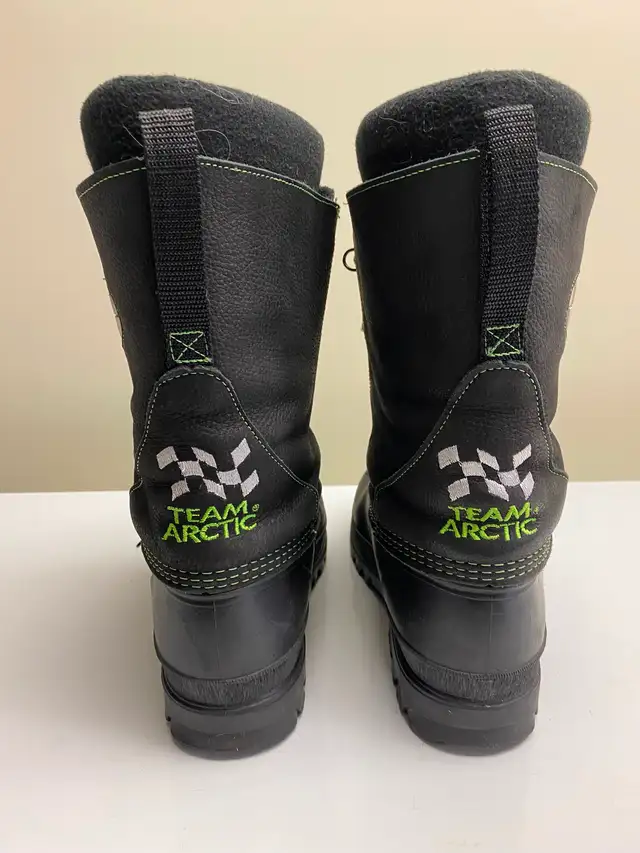Vintage Team Arctic Cat Arcticwear Snowmobile Boots , felt pack - Photo 2