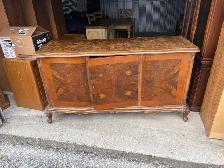 Free delivery antique Vintage Wooden Buffet/Sideboard - Photo 10